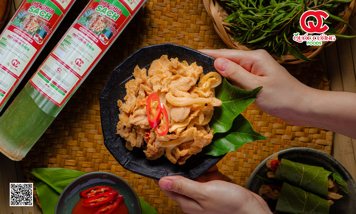 thịt chua ống nứa Phú Thọ
