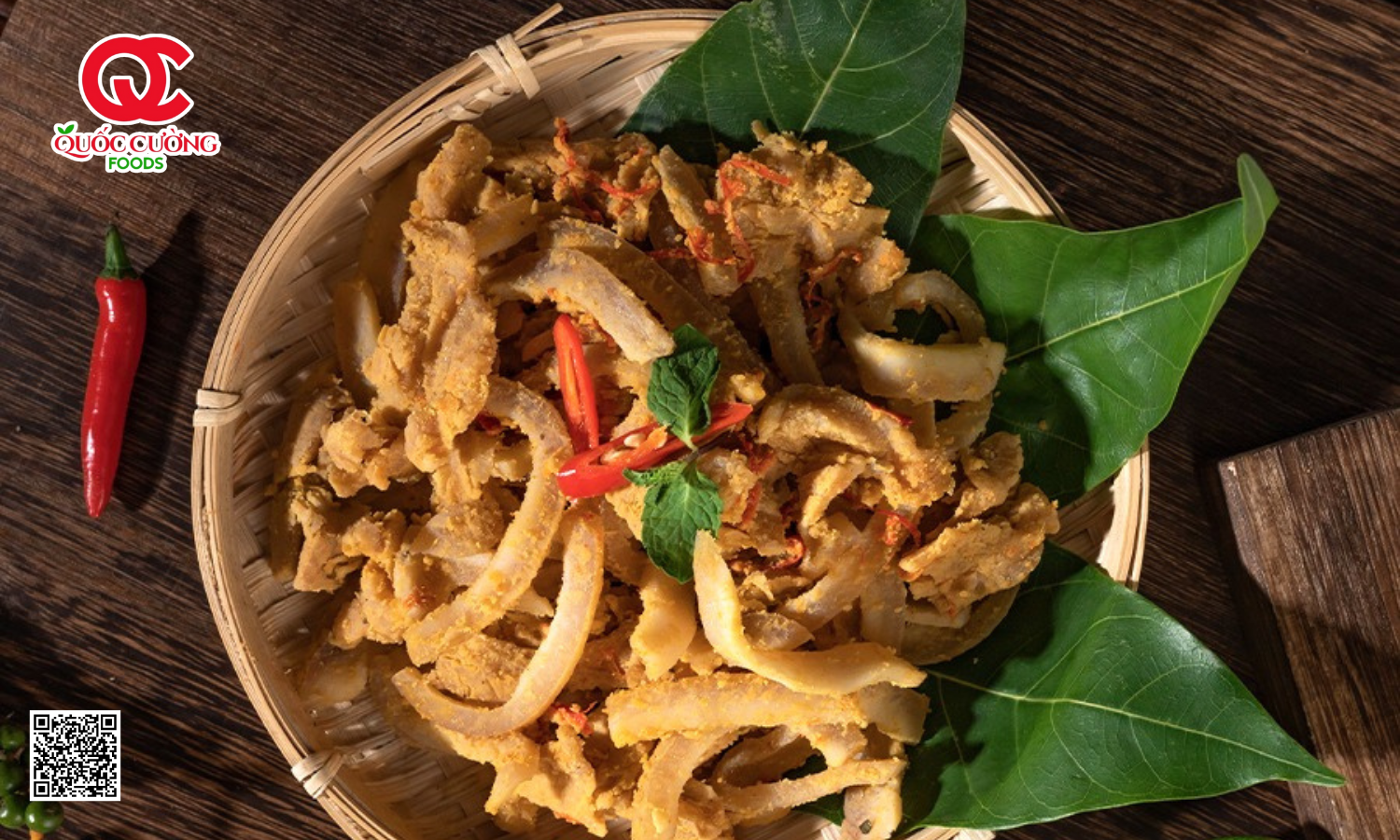 Thịt chua bì giòn sật