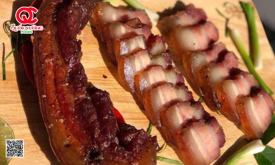 thịt ba chỉ gác bếp